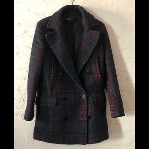 Zara - Plaid wool coat